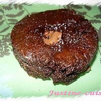 recette Moelleux au chocolat coeur speculoos