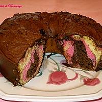 recette Gâteau trois couleurs