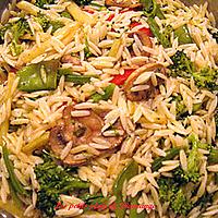 recette Orzo aux légumes