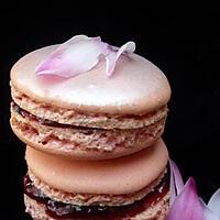 recette MACARONS AUX FRAMBOISES