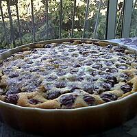 recette Clafouti cerises et rose