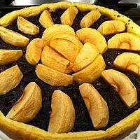 recette Tarte aux pommes et boudin noir