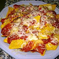 recette NACHOS AU FROMAGE FONDANT