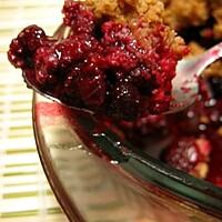 recette Crumble aux fruits rouges et aux amaretti