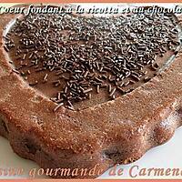 recette Coeurs fondant ricotta chocolat poires