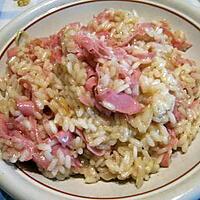 recette Risotto a la mortadelle