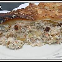 recette Tourte au saumon et Ricotta