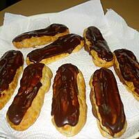 recette ECLAIRS AU CHOCOLAT