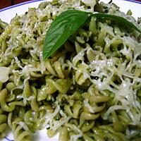 recette Torsades au pesto maison