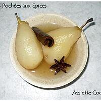 recette Poires Pochées aux Epices