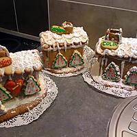 recette VILLAGE EN PAIN D"EPICES  JOYEUX NOËL....