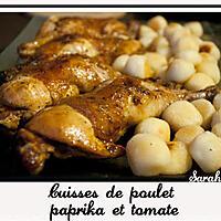 recette Cuisses de poulet paprika et tomate