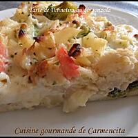 recette Tarte de pennetini au gorgonzola