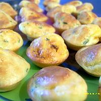 recette minis muffins au chorizo et ciboulette