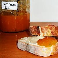 recette Confiture de potiron à l'orange