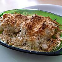 recette Cabillaud au crumble d'herbes