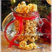 recette Pop corn au caramel