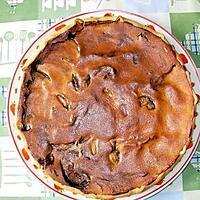 recette tarte à la frangipane poires chocolat
