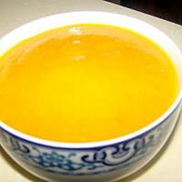 recette Soupe de carottes à la coriandre et à l'orange