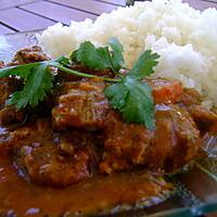 recette Curry d'Agneau