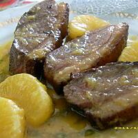 recette magrets de canard sauce aux deux agrumes