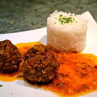 recette Boulettes de boeuf à la tunisienne