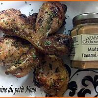 recette Pilons de Poulet marinée à la moutarde tandoori