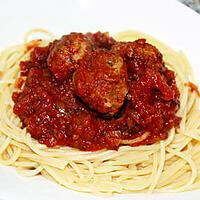 recette Spaghetti & Boulettes