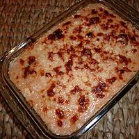 recette Gratins aux œufs durs… Sauce rose au parmesan!!!