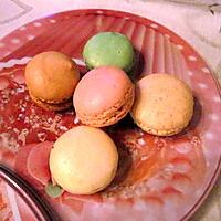 recette MACARONS VANILLE / PISTACHE / FRAISE Tagada ® / NOUGAT / CARAMEL BEURRE SALE