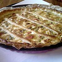 recette tarte poulet legumes et feta