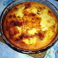 recette Flan pâtissier aux pruneaux au lait de chèvre et sans gluten