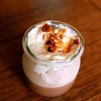 recette chocolat chaud chantilly aux amandes caramélisés