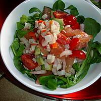 recette salade de  pamplemousse