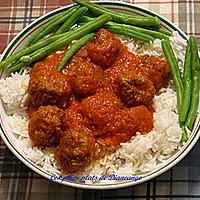 recette Boulettes , sauce aigre-douce