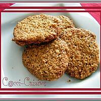 recette Petits craquants aux noisettes