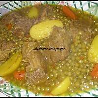 recette Tajine de veau, petits pois, carotte, pomme de terre