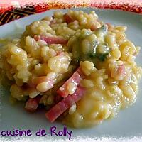 recette Risotto gorgonzola jambon