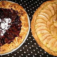 recette tarte aux pommes et tarte aux quetsches