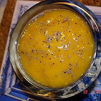 recette Perles du Japon en verrines, orange curd et graines de pavot