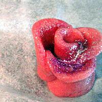 recette Rose sablé à la confiture de fraise