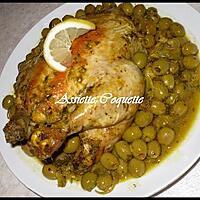 recette Poulet aux olives - Djej Zitoun