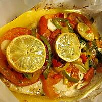 recette PAPILLOTE DE POISSON