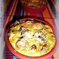 recette Clafoutis aux champignons de Paris