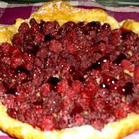 recette TARTE feuillettée à la FRAMBOISE