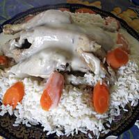 recette Poule au blanc...