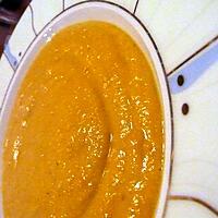 recette Velouté carottes lentilles et coco