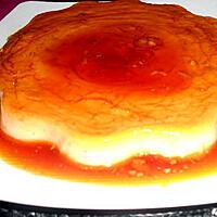 recette flan au caramel et sa genoise