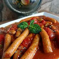 recette Saucisses aux tomates (mijoteuse)