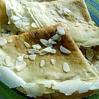 recette CRÊPES A LA CRÈME D'AMANDES